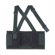 R3 Safety Back Support, Detachable Suspenders, Black, 3 Sizes