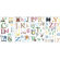Room Mates Alphabet Peel and Stick Wall Sticker