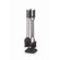 Minuteman International 4 Piece Iron Fireplace Tool Set