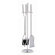 Minuteman International 4 Piece Iron Fireplace Tool Set