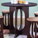 InRoom Designs Wood Pub Table Set