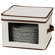 Household Essentials Storage and Organization Dinner Plate Chest Canvas with Trim
