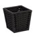 Household Essentials Paper Rope Waste Basket in Black