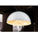 Oluce Sonora Suspension Lamp in Gold