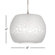 WAC Lighting Pura Flexrail2 Line Voltage Xenon Pendant with Frosted Glass Shade