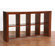 Wildwood Trading company Roma 6 Holes Low Open Rack in Mindi Wood