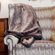 Posh Pelts Russet Chinchilla Faux Fur Throw