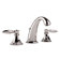 Graff Topaz Widespread Bathroom Faucet with Double Lever Handles