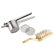 Paderno World Cuisine Potato Ricer with Three Discs in Stainless Steel