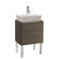 Bissonnet Universal Emma 19.5" Bathroom Wall Hung Vanity Set in Anthracite