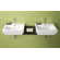 Bissonnet Universal Flex Ceramic Bathroom Sink in White