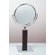 Bissonnet Kosmetic Victoria Patent Croco Mirror in Dark Brown