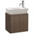 Bissonnet Universal Emma 19.5" Bathroom Wall Hung Vanity Set in Anthracite