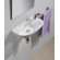 Bissonnet Universal Sena Bathroom Sink in White
