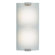 LBL Lighting Omni 120V Medium Two Light Outdoor Wall Sconce with Bubble Glass shade in Silver