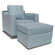 Jennifer Delonge Glam Adult Glider and Ottoman