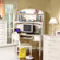 American Woodcrafters Cheri Vanity Computer Hutch