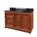 Pegasus Naples 48" Bathroom Vanity with Left Drawers in Warm Cinnamon