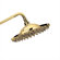Pegasus Sunflower Shower Head with Easy Clean Jets