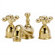 Elizabethan Classics Mini - Widespread Bathroom Faucet with Double Metal Cross Handles