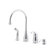 Price Pfister Treviso One Handle Widespread Kitchen Faucet with Side Spray and Soap Dispenser