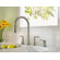 Price Pfister Petaluma Two Handle Widespread Pull-Out Kitchen Faucet with Soap Dispenser