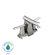 American Standard Green Tea Centerset Bathroom Sink Faucet with Double Lever Handles