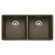 Blanco Precis Double Bowl Undermount Kitchen Sink in Cafe Brown