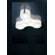 Studio Italia Design Tris 5.11" Wall / Ceiling Light