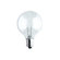 Bulbrite Industries 40W Krystal Touch G16 Globe Chandelier Bulb in Bright White