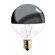 Bulbrite Industries 100W Half Chrome G25 Globe Shape Bulb