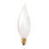 Bulbrite Industries 60W Incandescent Flame Tip Chandelier Bulb in Frost
