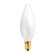 Bulbrite Industries 60W Incandescent Torpedo Chandelier Bulb in Frost