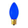 Bulbrite Industries 7W C9 Christmas Light in Transparent Blue