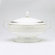 Noritake Satin Lace 70 oz. Covered Vegetable Bowl