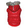 Hip Doggie Split Dog Hood Jacket in Red