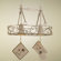 Hi-Lite Authentic Iron Oval Hanging Pot Rack with 2 Lights