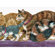 4 Walls Whimsical Children's Vol. 1 Cat Die-Cut Border in Purple