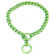 Platinum Pets Steel Coated Dog Collar in Corona Lime