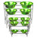 Platinum Pets Modern Diner Stand with Stainless Steel Pet Bowl (96 oz.)