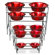 Platinum Pets Modern Diner Stand with Stainless Steel Pet Bowl (96 oz.)