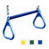 Gorilla Playsets Trapeze Bar with Rings in Blue