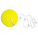 Gorilla Playsets Disc Swing in Yellow
