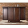 Crosley Newport Expandable Bar Cabinet in Vintage Mahogany