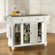 Crosley Cambridge Kitchen Island with Stainless Steel Top