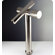 Fresca Cristallino Modern Glass Bathroom Vanity with Frosted Vessel Sink