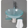 Fresca Cristallino Modern Glass Bathroom Vanity with Frosted Vessel Sink