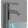 Fresca Cristallino Modern Glass Bathroom Vanity with Frosted Vessel Sink