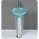 Fresca Vitale Modern Glass Bathroom Vanity with Mirror