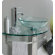 Fresca Attrazione Modern Glass Bathroom Vanity with Frosted Edge Mirror